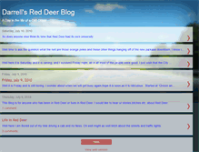 Tablet Screenshot of darrellsreddeerblog.blogspot.com