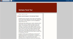 Desktop Screenshot of germanytraveltour.blogspot.com