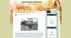 Desktop Screenshot of laman-alfirdausi.blogspot.com