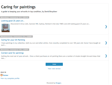 Tablet Screenshot of caringforpaintings.blogspot.com