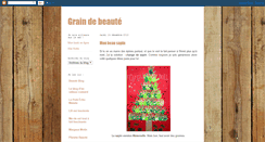Desktop Screenshot of grain2beaute.blogspot.com