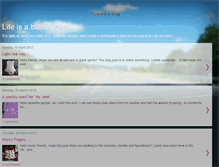 Tablet Screenshot of lifeisaballoyarn.blogspot.com