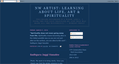 Desktop Screenshot of nwartist.blogspot.com