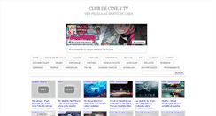 Desktop Screenshot of clubdecineytv.blogspot.com