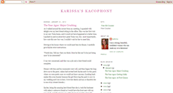 Desktop Screenshot of karissaskacophony.blogspot.com