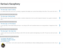 Tablet Screenshot of karissaskacophony.blogspot.com