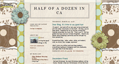 Desktop Screenshot of halfofadozeninca.blogspot.com