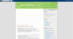 Desktop Screenshot of noticias-recientes.blogspot.com