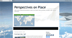 Desktop Screenshot of perspectivesonplace.blogspot.com