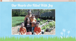 Desktop Screenshot of ourheartsfilledwithjoy.blogspot.com