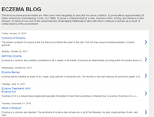 Tablet Screenshot of eczemablog.blogspot.com
