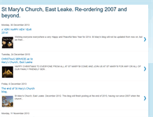 Tablet Screenshot of eastleakestmarys.blogspot.com