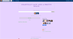 Desktop Screenshot of chantillylacelace.blogspot.com