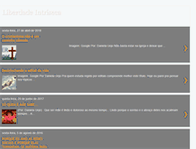 Tablet Screenshot of liberdadeintriseca.blogspot.com