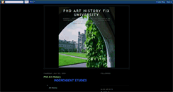 Desktop Screenshot of phdfixuniversity.blogspot.com