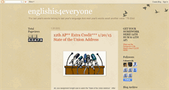 Desktop Screenshot of englishis4everyone.blogspot.com