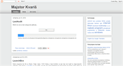 Desktop Screenshot of majstorkvaris.blogspot.com