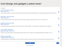 Tablet Screenshot of cooldesignandgadgets.blogspot.com