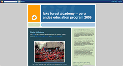 Desktop Screenshot of lakeforest-peru-09.blogspot.com