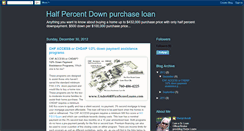 Desktop Screenshot of halfpercentdownloan.blogspot.com