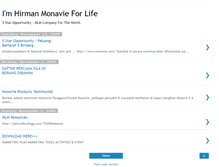 Tablet Screenshot of monavie-for-life.blogspot.com