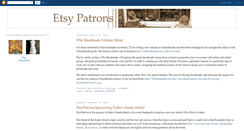 Desktop Screenshot of etsypatrons.blogspot.com