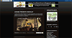 Desktop Screenshot of musikaentzun.blogspot.com