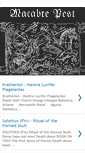 Mobile Screenshot of macabrepest.blogspot.com