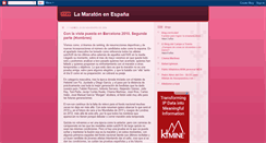 Desktop Screenshot of marathoninspain.blogspot.com