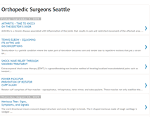 Tablet Screenshot of orthopedicspecialistsofseattle.blogspot.com