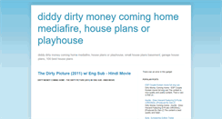 Desktop Screenshot of diddydirtymoneycominghomemediafire.blogspot.com