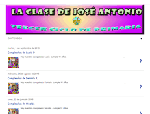 Tablet Screenshot of laclasedejoseantonio.blogspot.com