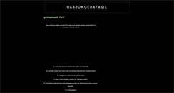 Desktop Screenshot of habbomoedafasil.blogspot.com
