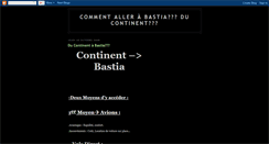 Desktop Screenshot of continent-bastia.blogspot.com