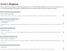 Tablet Screenshot of driversblogbook.blogspot.com