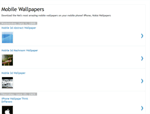 Tablet Screenshot of mobilewallpaperss.blogspot.com