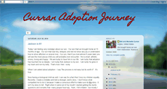 Desktop Screenshot of curranadoptionjourney.blogspot.com