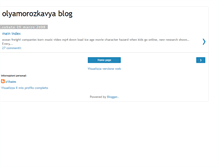 Tablet Screenshot of olyamorozkavya.blogspot.com