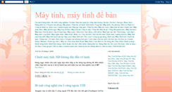 Desktop Screenshot of maytinhdebanhp.blogspot.com