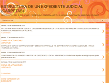 Tablet Screenshot of expedientejudicial.blogspot.com