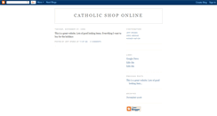 Desktop Screenshot of catholicshop.blogspot.com