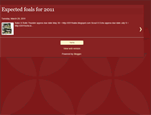 Tablet Screenshot of expectedfoalsfor2011.blogspot.com