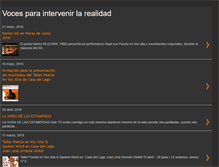 Tablet Screenshot of intervenciondelarealidad.blogspot.com