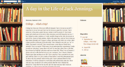 Desktop Screenshot of jackjennings.blogspot.com