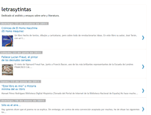 Tablet Screenshot of letrasytintas.blogspot.com