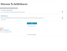 Tablet Screenshot of hell0rheaven.blogspot.com