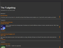 Tablet Screenshot of fudgecrumpet.blogspot.com