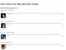 Tablet Screenshot of haircolourformen.blogspot.com