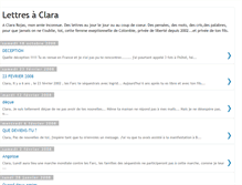 Tablet Screenshot of lettres-a-clara.blogspot.com