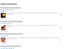 Tablet Screenshot of palavraso.blogspot.com